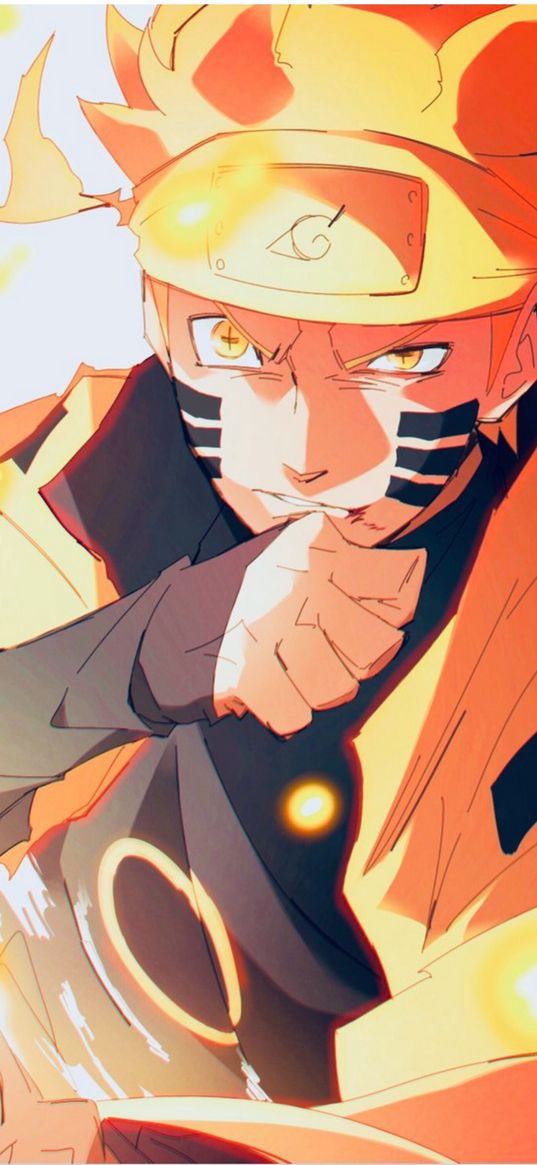 naruto uzumaki, naruto, anime, guy, ninja, evil, art