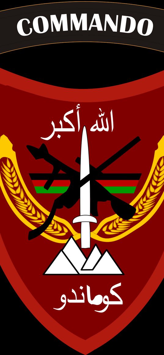 afghan national army commando corps, coat of arms, logo