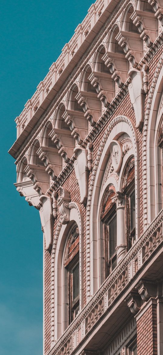 building, facade, architecture, relief, windows