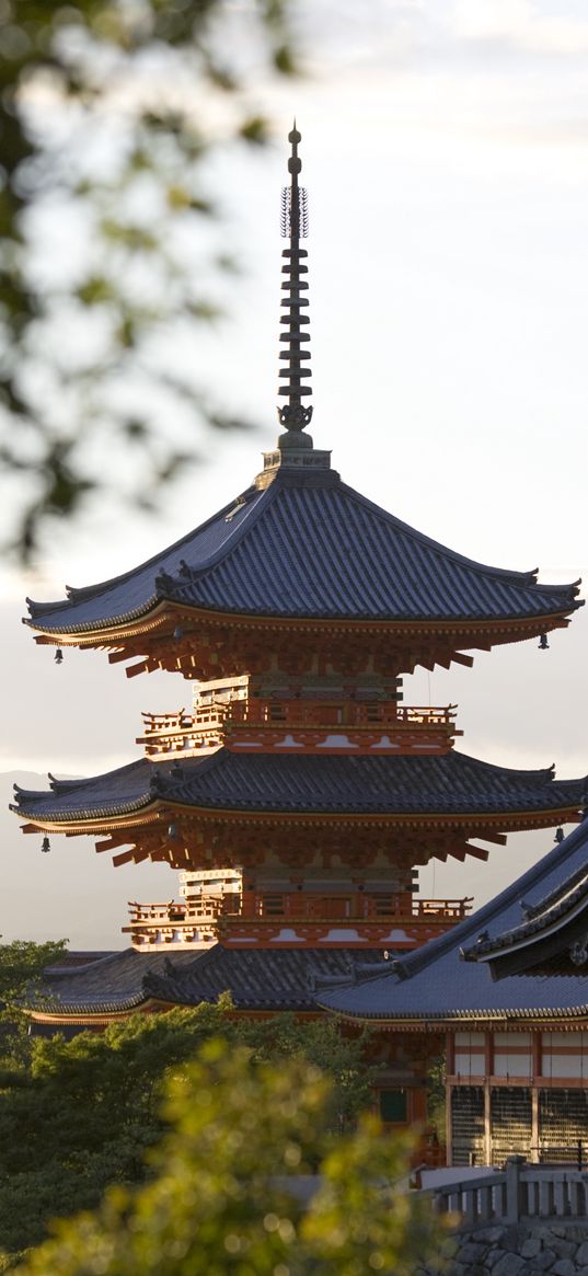 temple, pagoda, architecture, japan