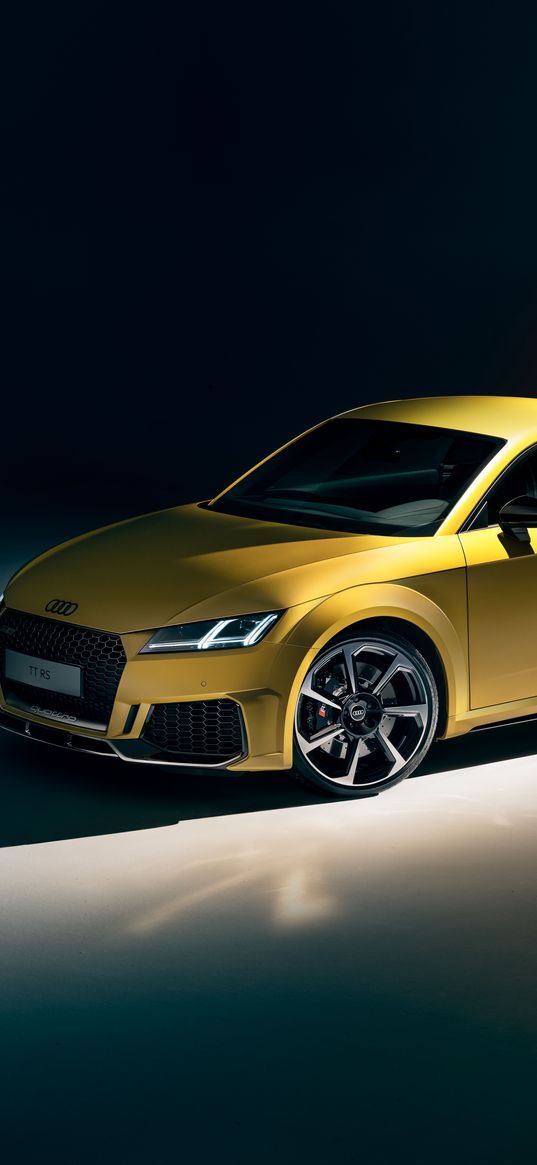 audi tt, audi, sports car, car, yellow