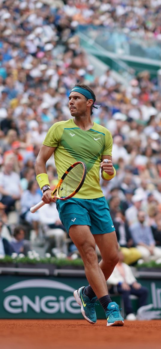 rafael nadal, tennis player, tennis, racket, spectators, sports