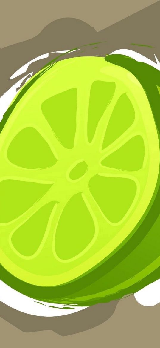 lemon, lime, bright, green