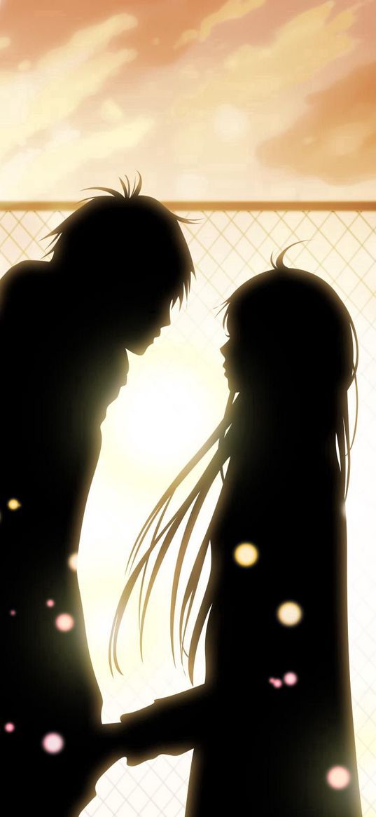 kimi ni todoke, girl, boy, love, feelings, meet, date, fall, leaves