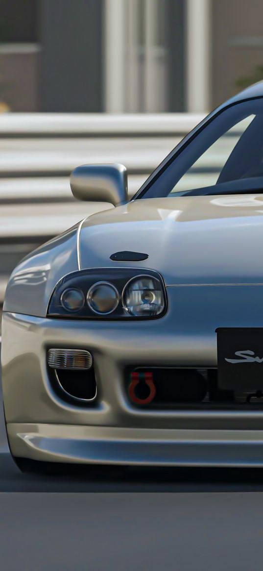 toyota, supra, car, white, jdm