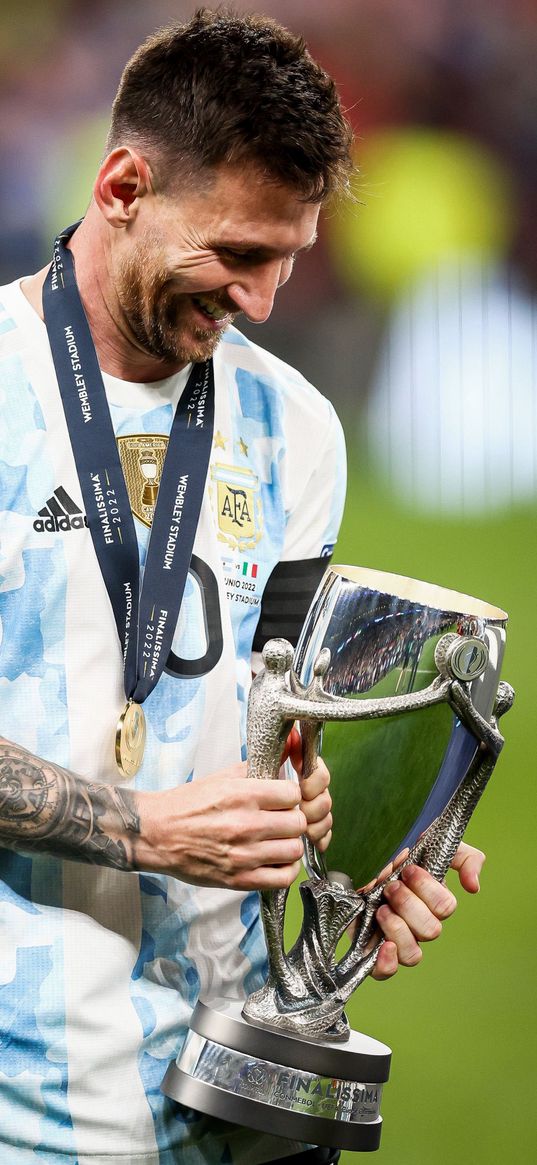 lionel messi, football player, football, cup, reward, joy