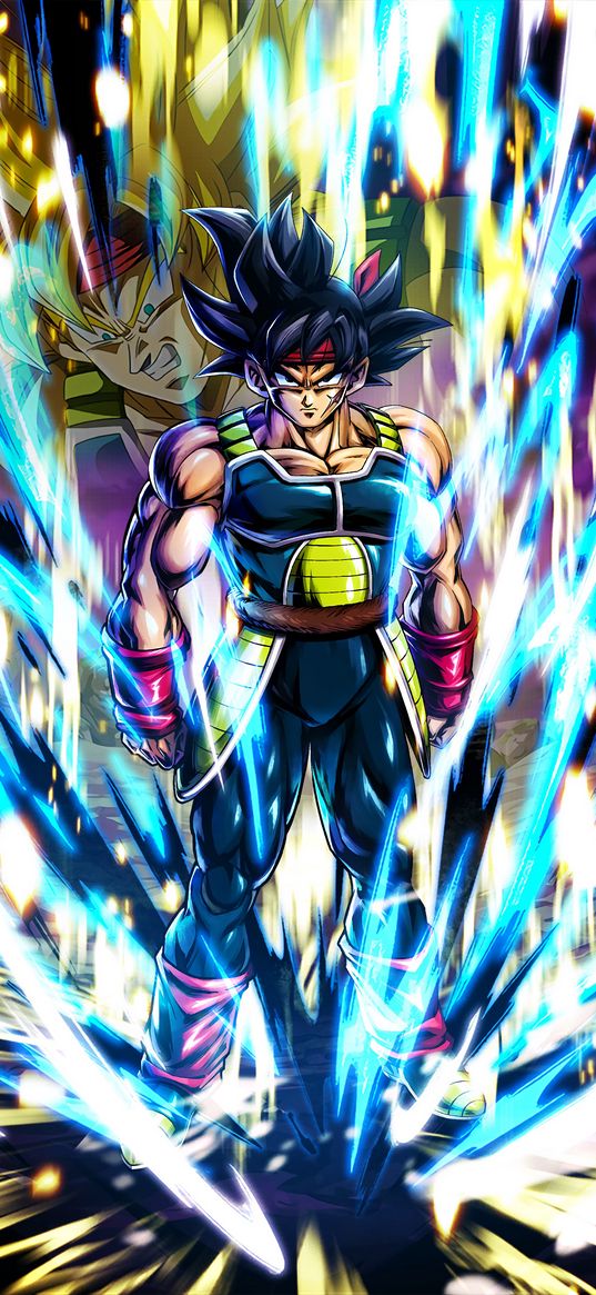 bardock, dragon balll legends, anime, character, art