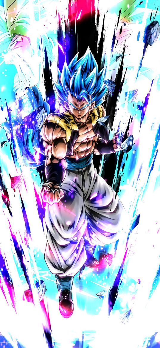 gogeta, dragon ball legends, anime, character, art