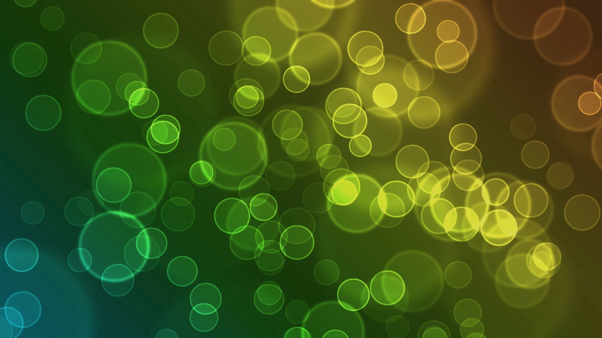circles, reflections, color, bright