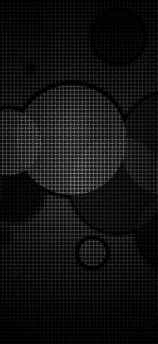 circles, background, grid, black white, dark