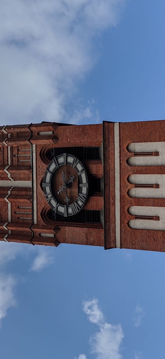 kaliningrad, building, clock