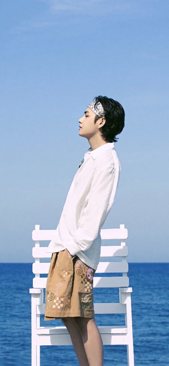 vi, kim taehyung, bts, band, singer, artist, korean, sea