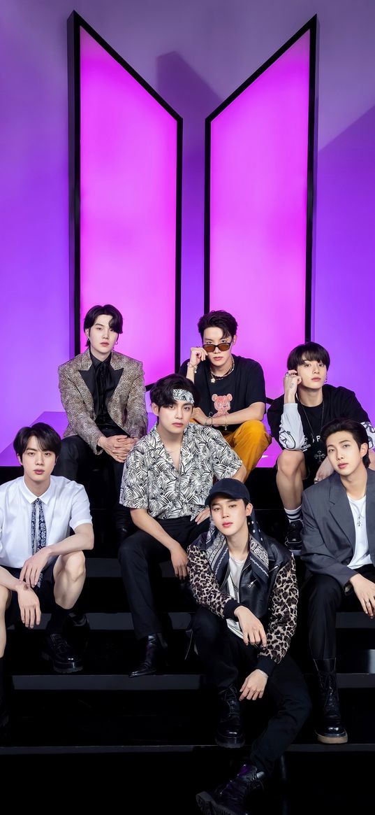 bts, band, k-pop, singers, artists, purple background