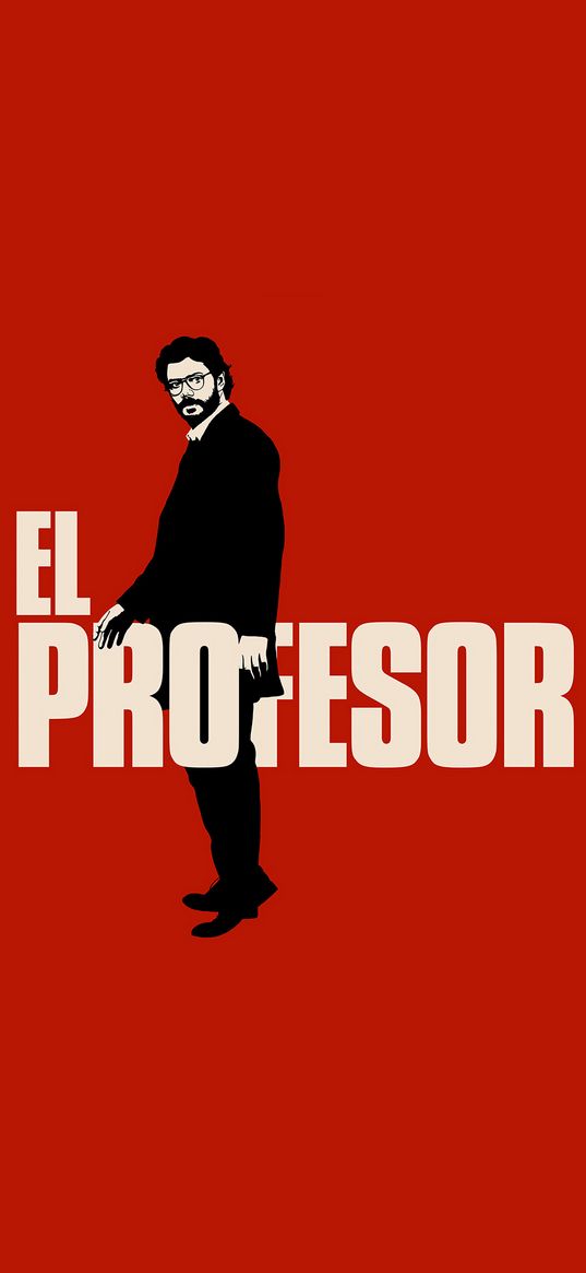 professor, red, moneyheist