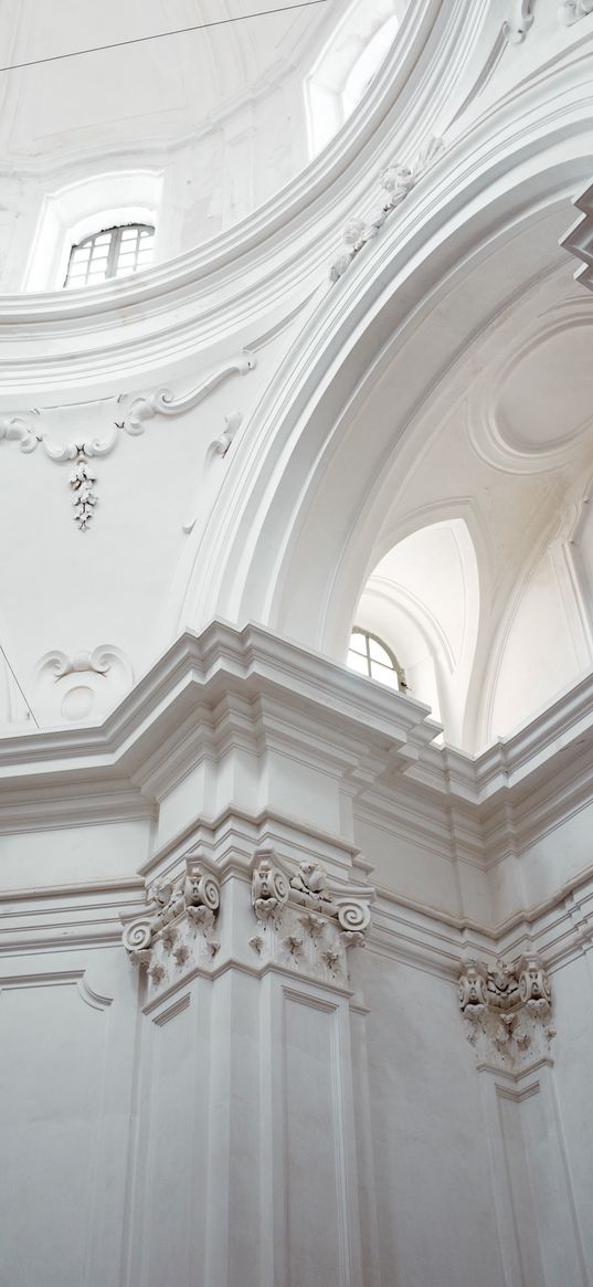 ceiling, stucco, white, architecture, art