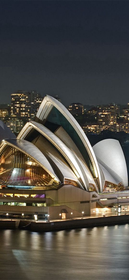 australia, evening, opera, theater, river, landmark