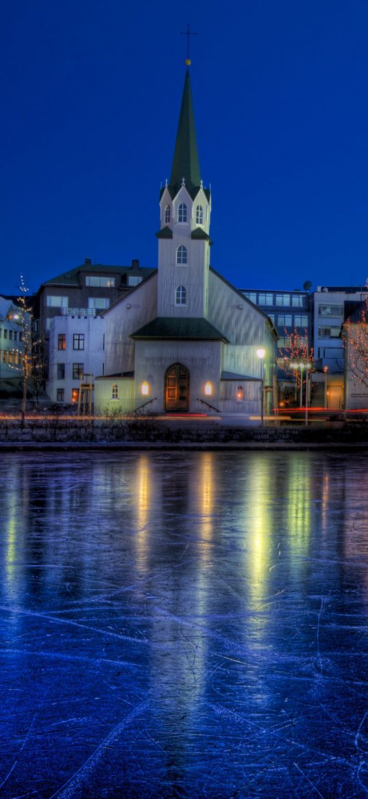 winter, iceland, ice, reykjavik, hdr