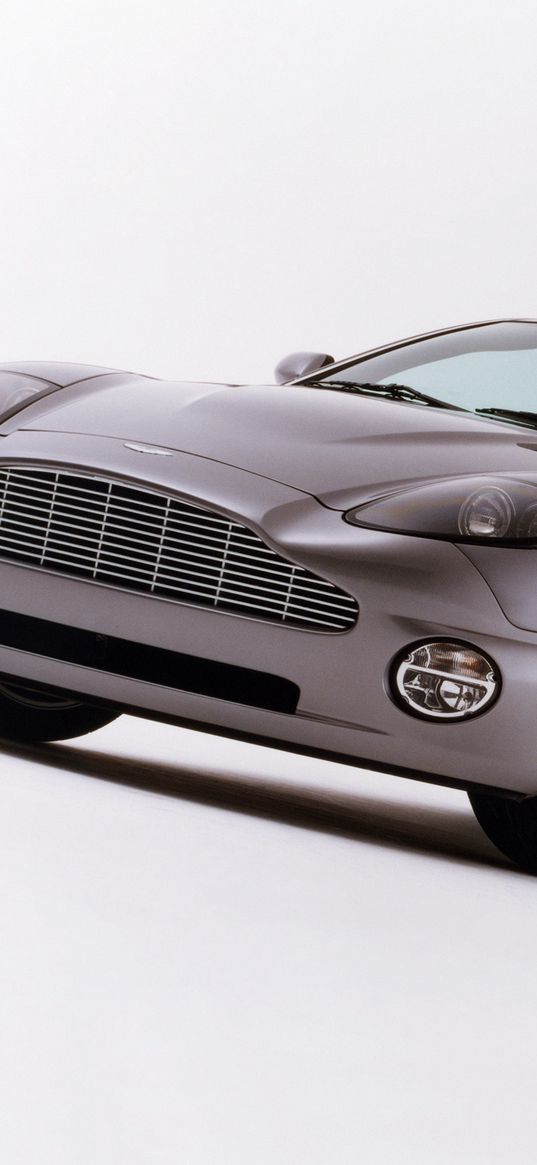 aston martin, v12, vanquish, 2001, lilac, side view, auto