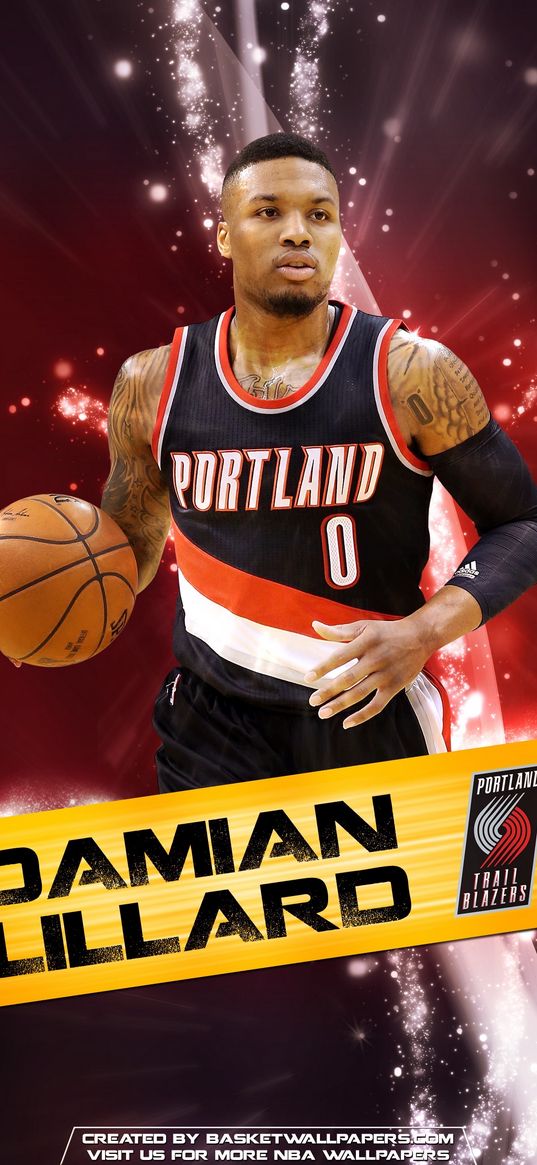 damian lillard, basketball, portland, blazers, nba