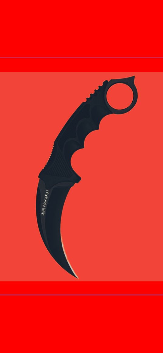 knives, karambit, cs, red