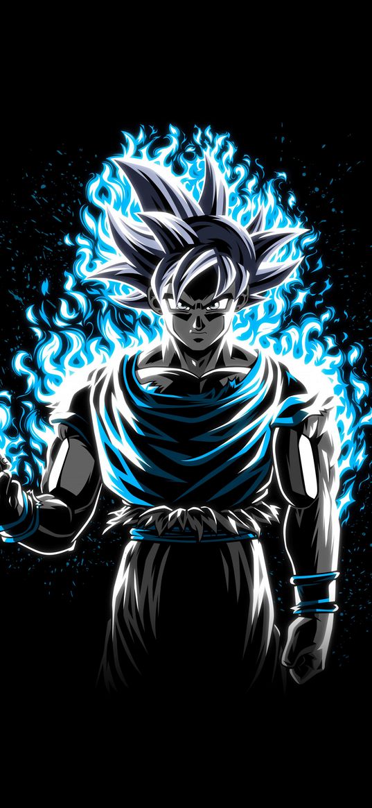 broly, dragon ball super, anime, movie, character, art