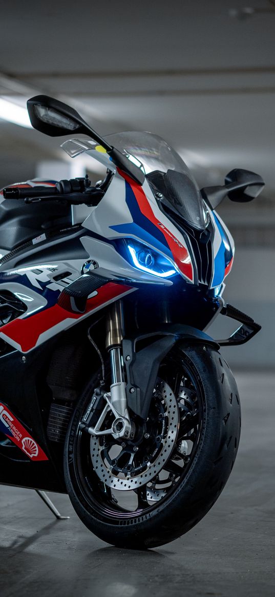 bmw, bike, motorcycle, red, blue, white