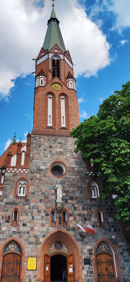 church, catholicism, architecture, sopot, poland