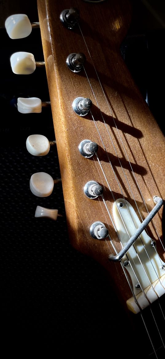 fretboard, strings, guitar, music