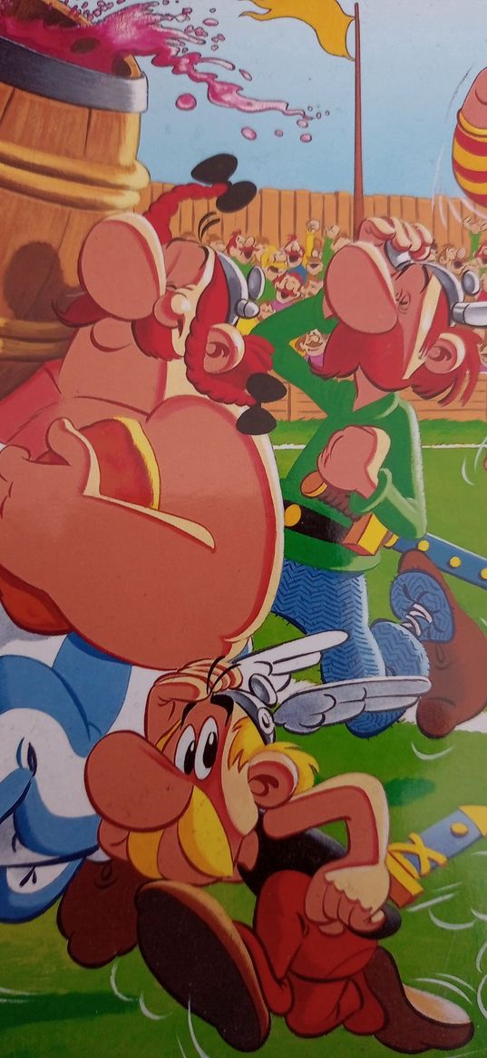 asterix, obelix, gauls, cartoon, art