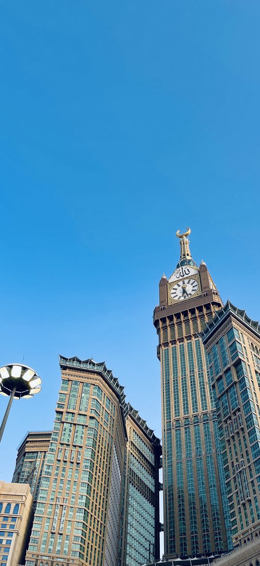 makkah royal clock tower, skyscraper, building, mecca, saudi arabia