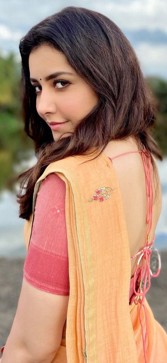 rashi khanna, actress, model, indian, sari