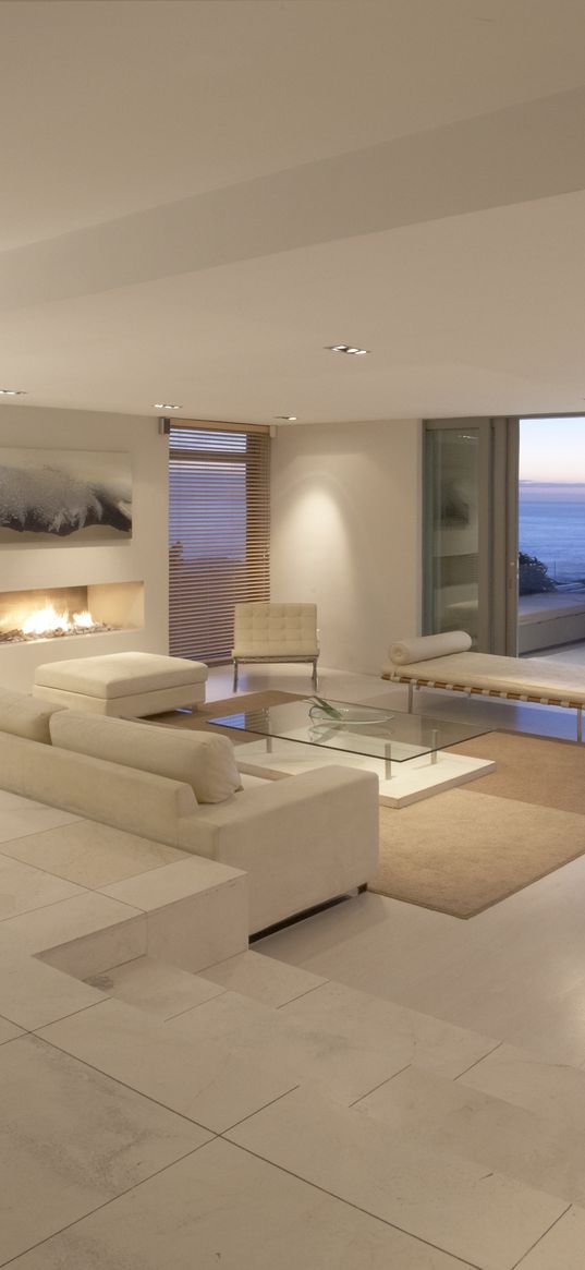 balcony, sofas, interior design, apartment, room, suite, sea, ocean, landscape, penthouse, desk, tv