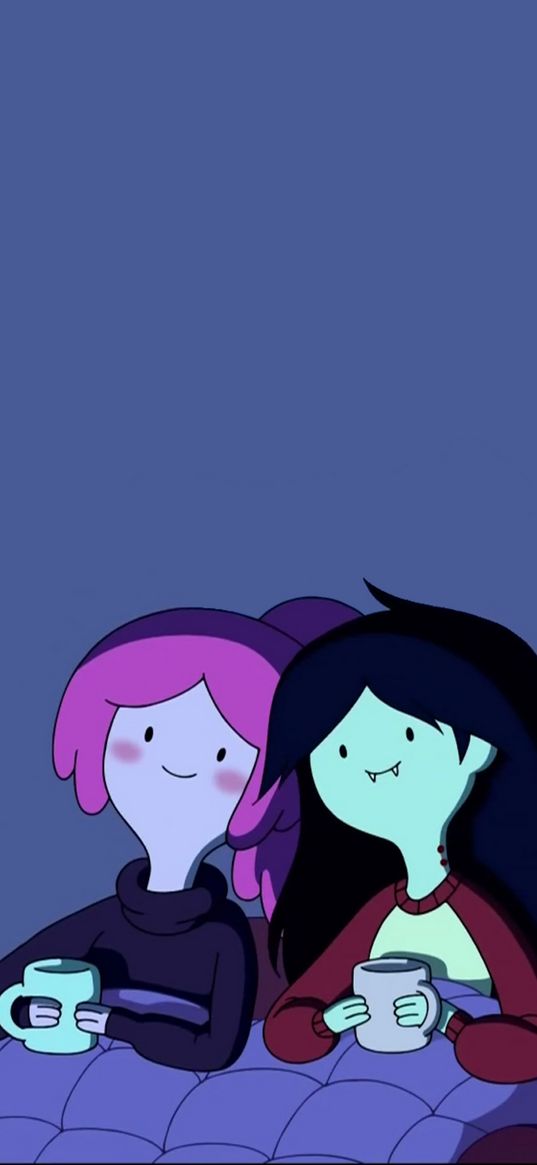 adventure time, marceline, princess bubblegum, cartoon, tv show