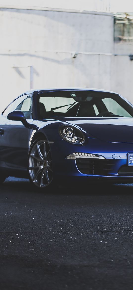 porsche 911, porsche, car, blue, sports car