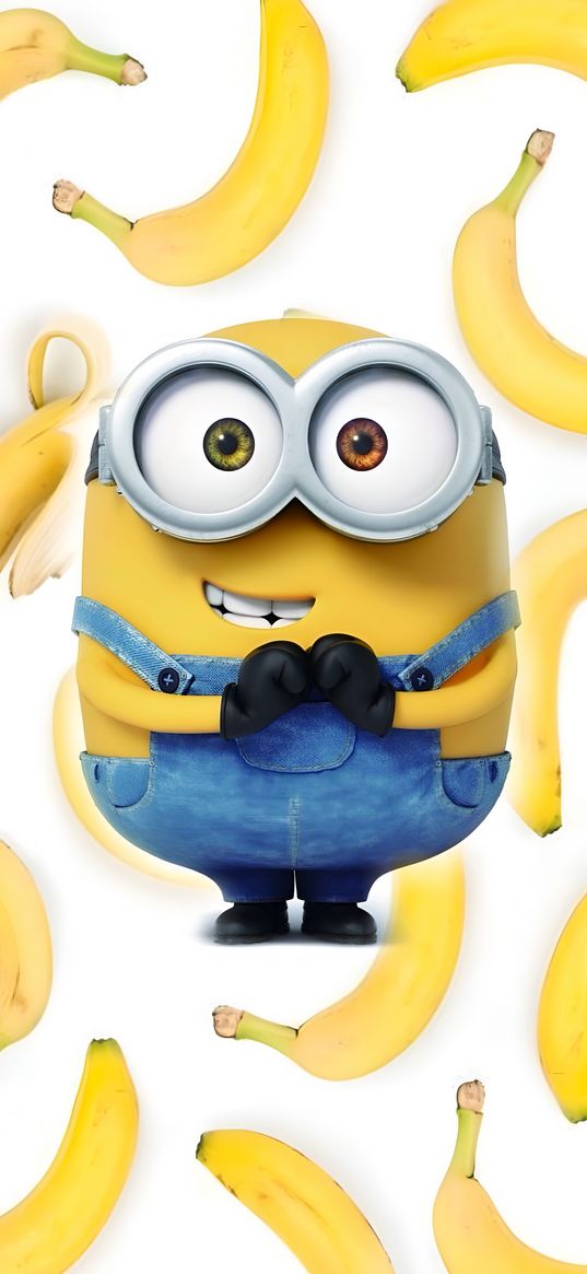 minion, despicable me, cartoon, character, bananas