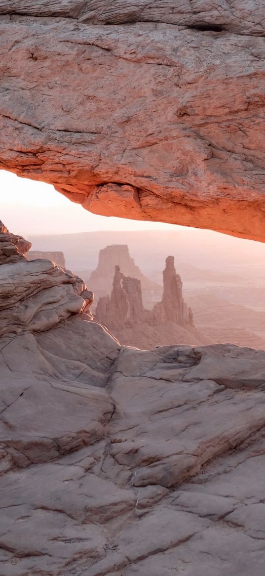 canyon, mountains, rocks, minimalism