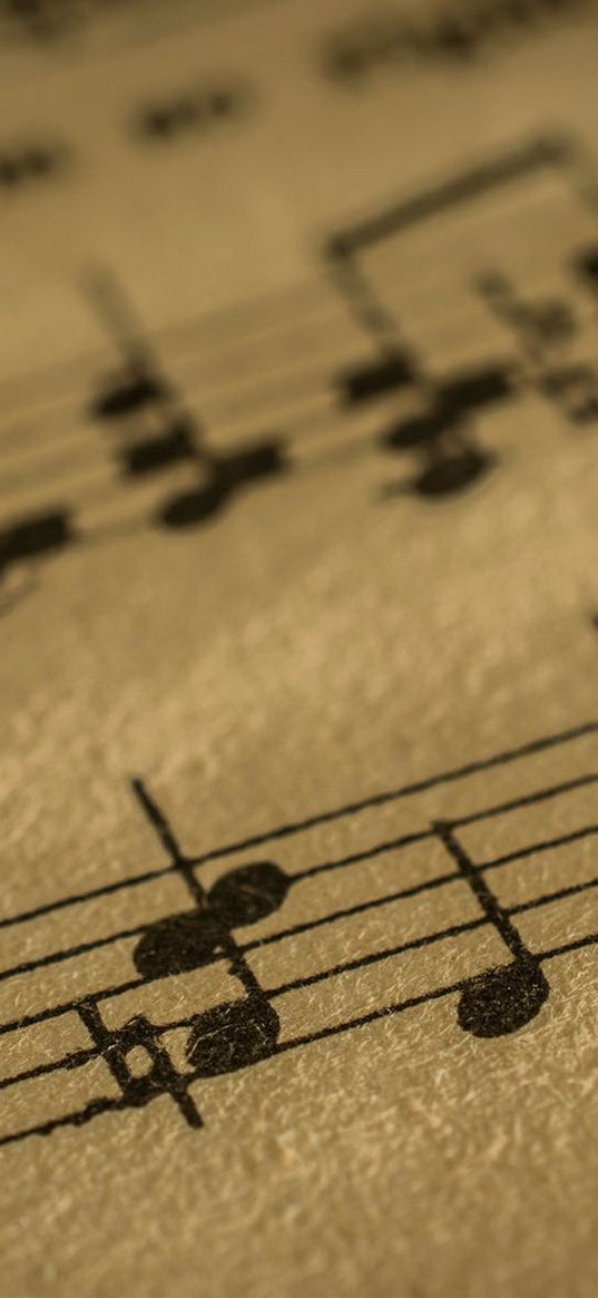 sheet music, paper, texture, music