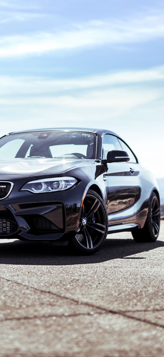 bmw m2, bmw, car, black