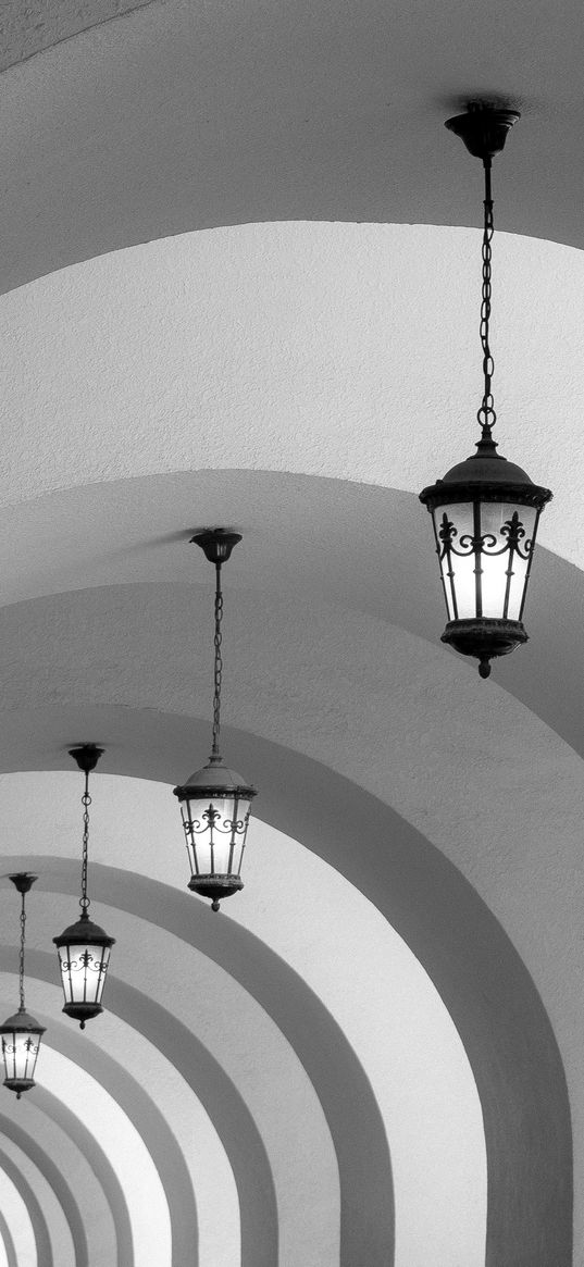 lamps, arches, light