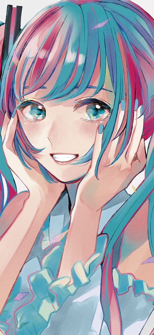 miku hatsune, girl, singer, anime, art