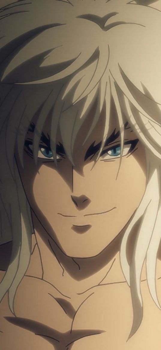 dark schneider, bastard, anime, man, guy, white hair, handsome, art