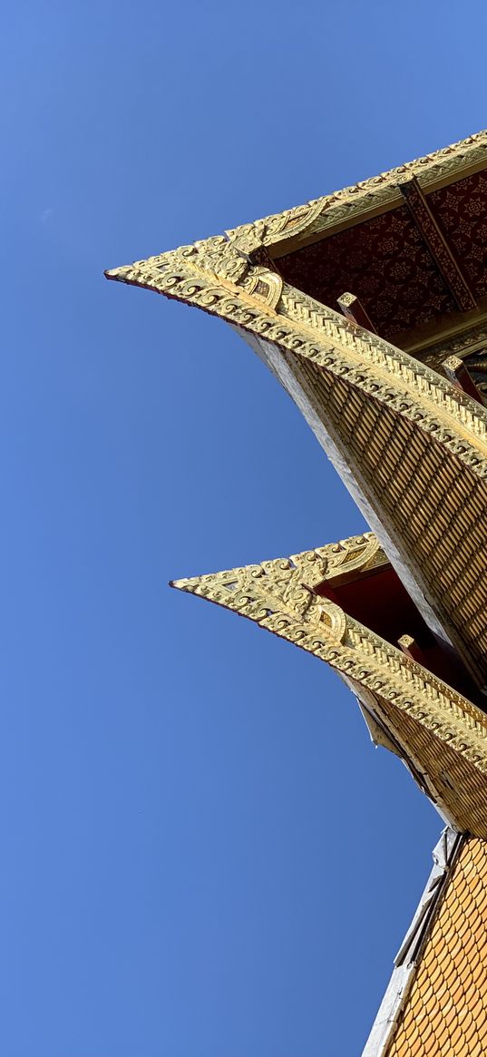 temple, palace, architecture, roof, golden, asia