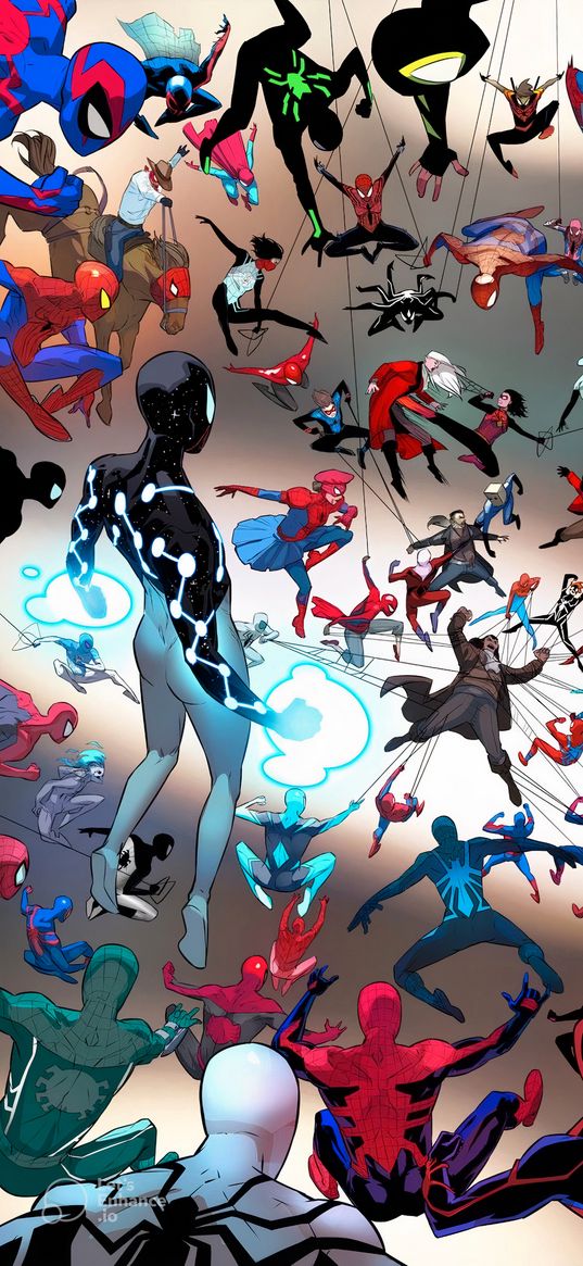 spider-man, spiderman, multiverse, spiderverse, superheroes, marvel, comics, art