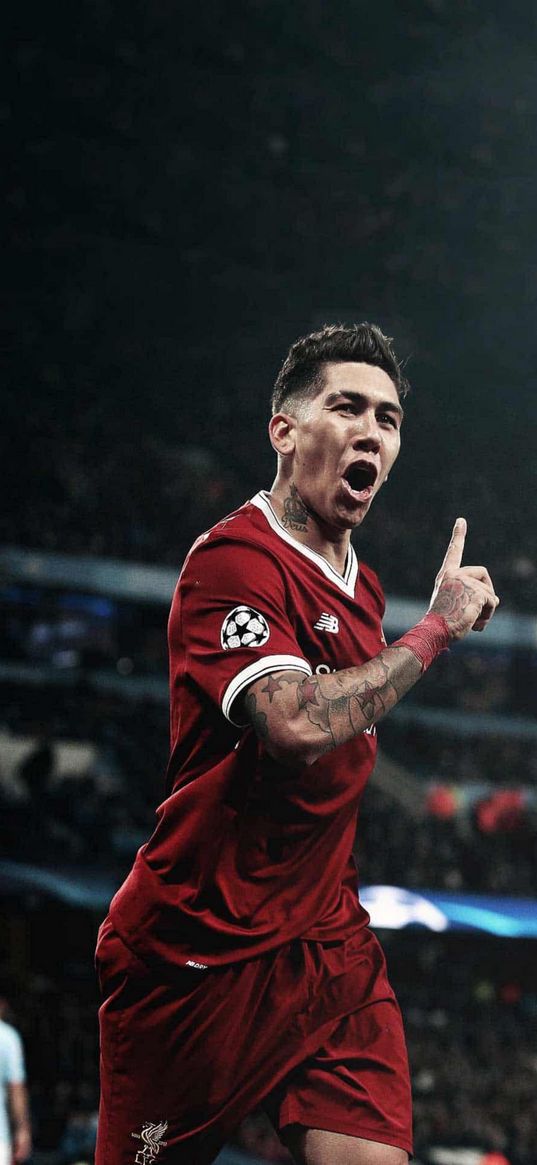 roberto firmino, liverpool, football player, forward, football