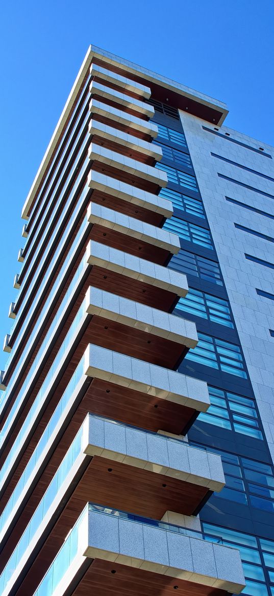 building, faces, balconies, architecture, facade