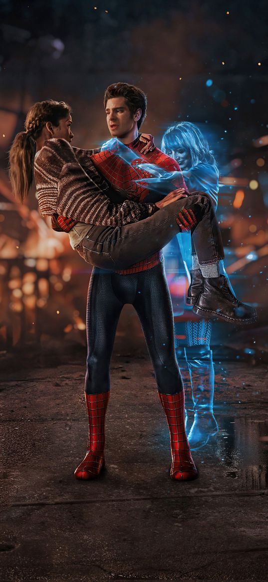 andrew garfield, spider-man, spiderman, no way home, movie, girl, spirit, sad, art