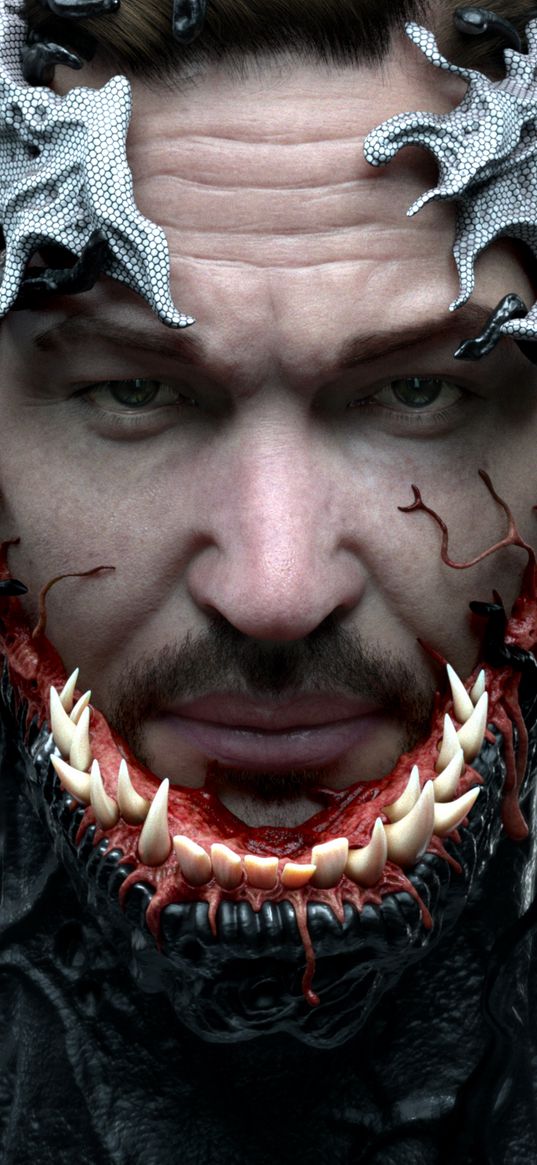 venom, movie, marvel, character, eddie brock, transformation