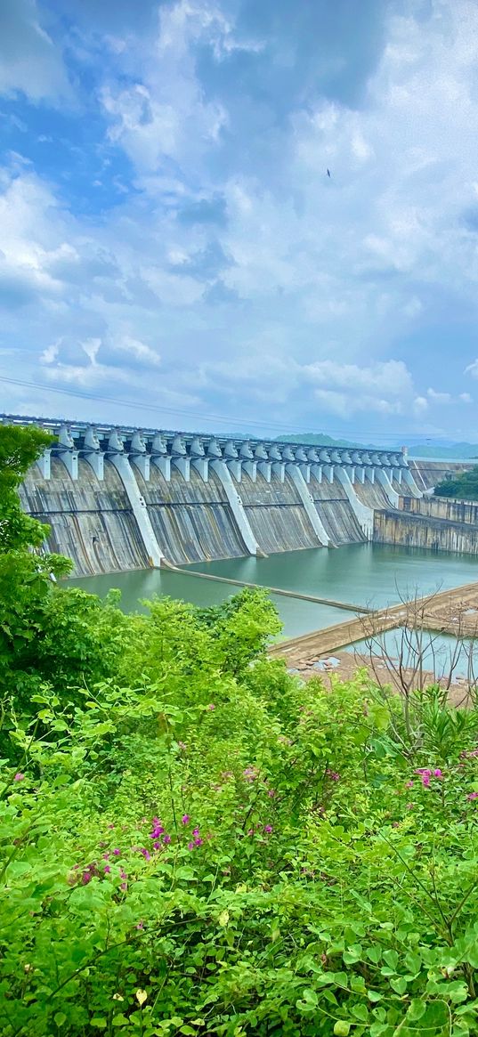 dam, sardar sarover dam, water, nature