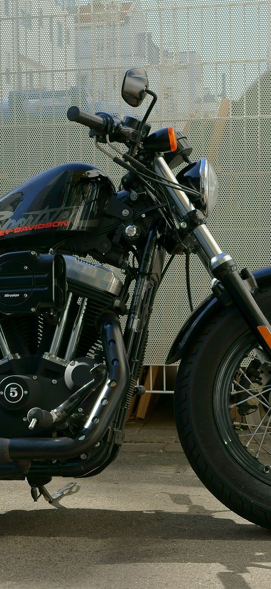 harley-davidson, bike, motorcycle, moto, black