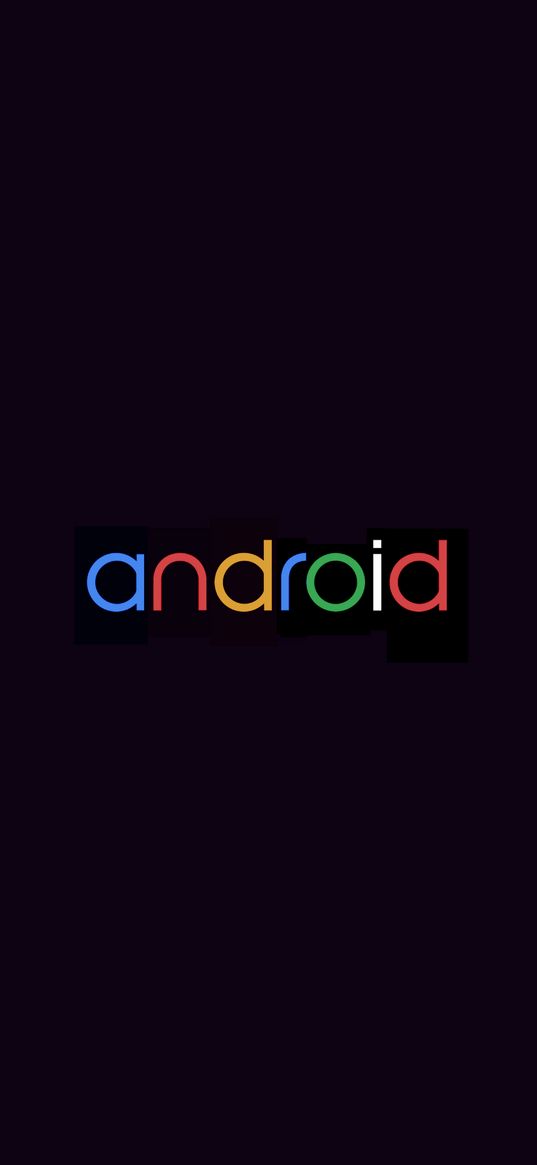 android, logo, brand, multicolored, black background